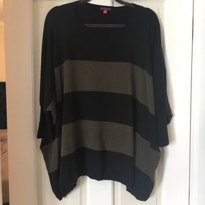 VINCE Ballet Neck Square Sweater